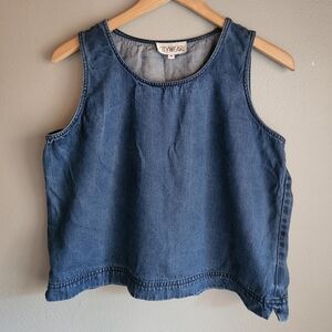 Denim Sleeveless Top (Vintage)